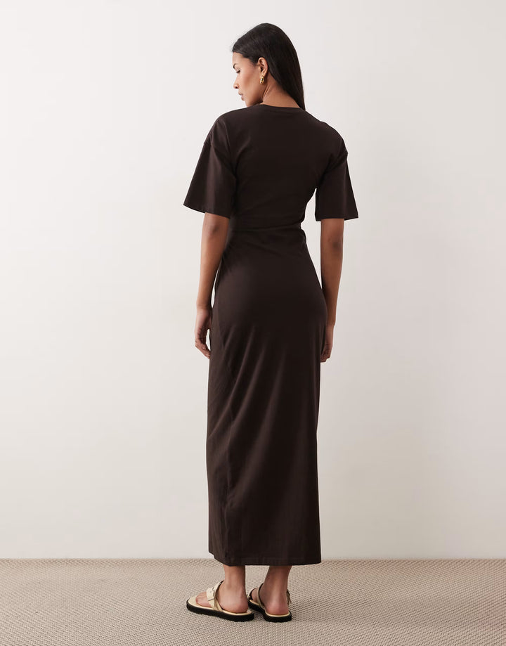 Rochie maxi ASOS, maro