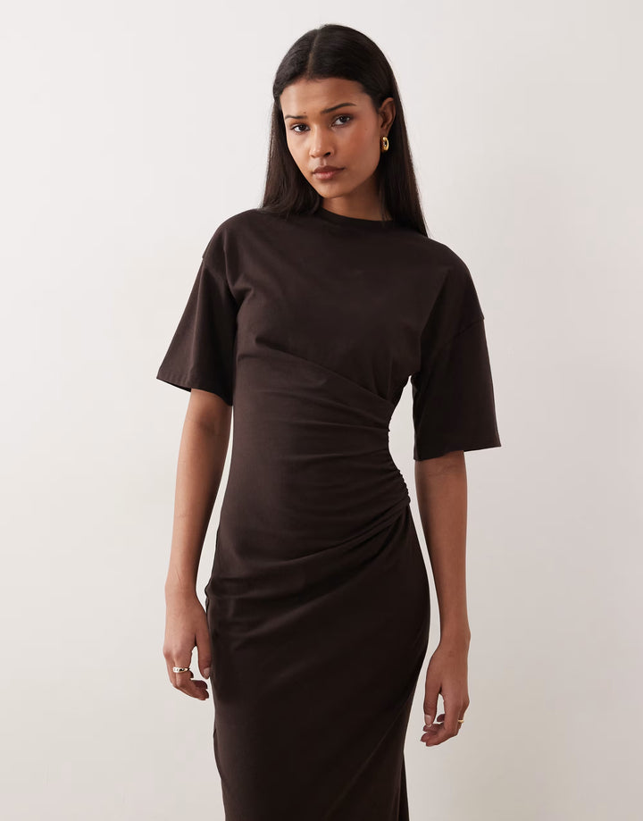 Rochie maxi ASOS, maro