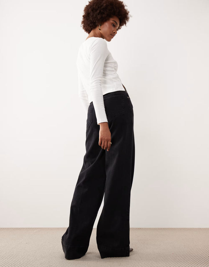 Jeans ASOS, negru