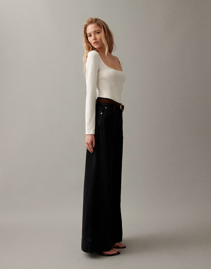 Jeans ASOS, negru