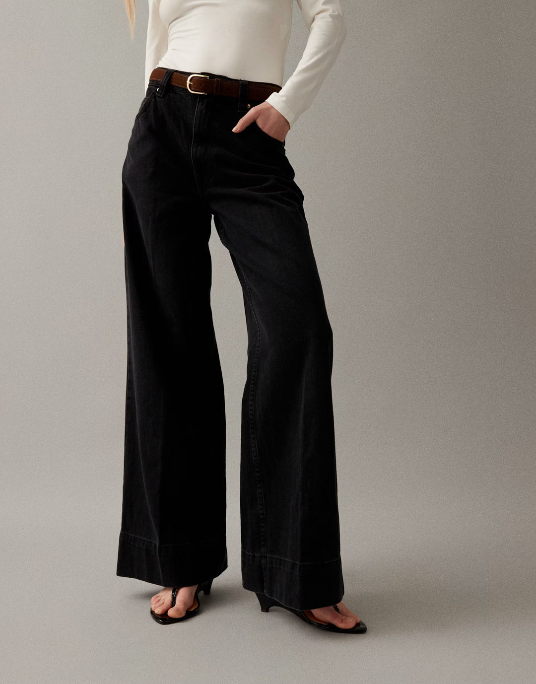 Jeans ASOS, negru