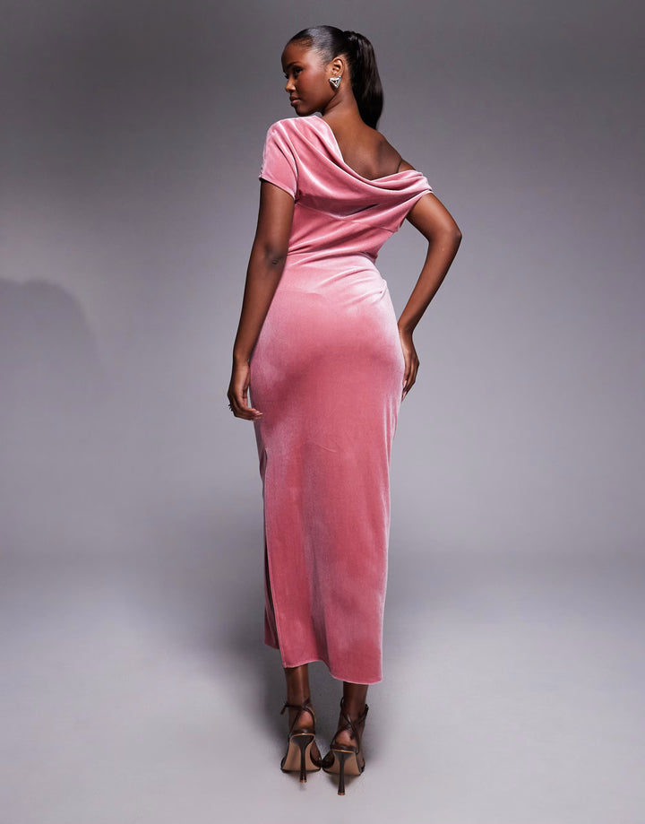 Rochie maxi ASOS, roz