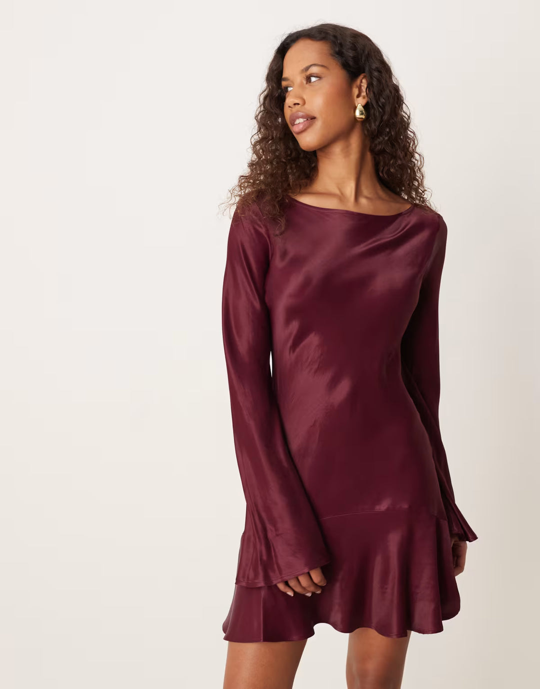 Rochie mini ASOS, vișiniu