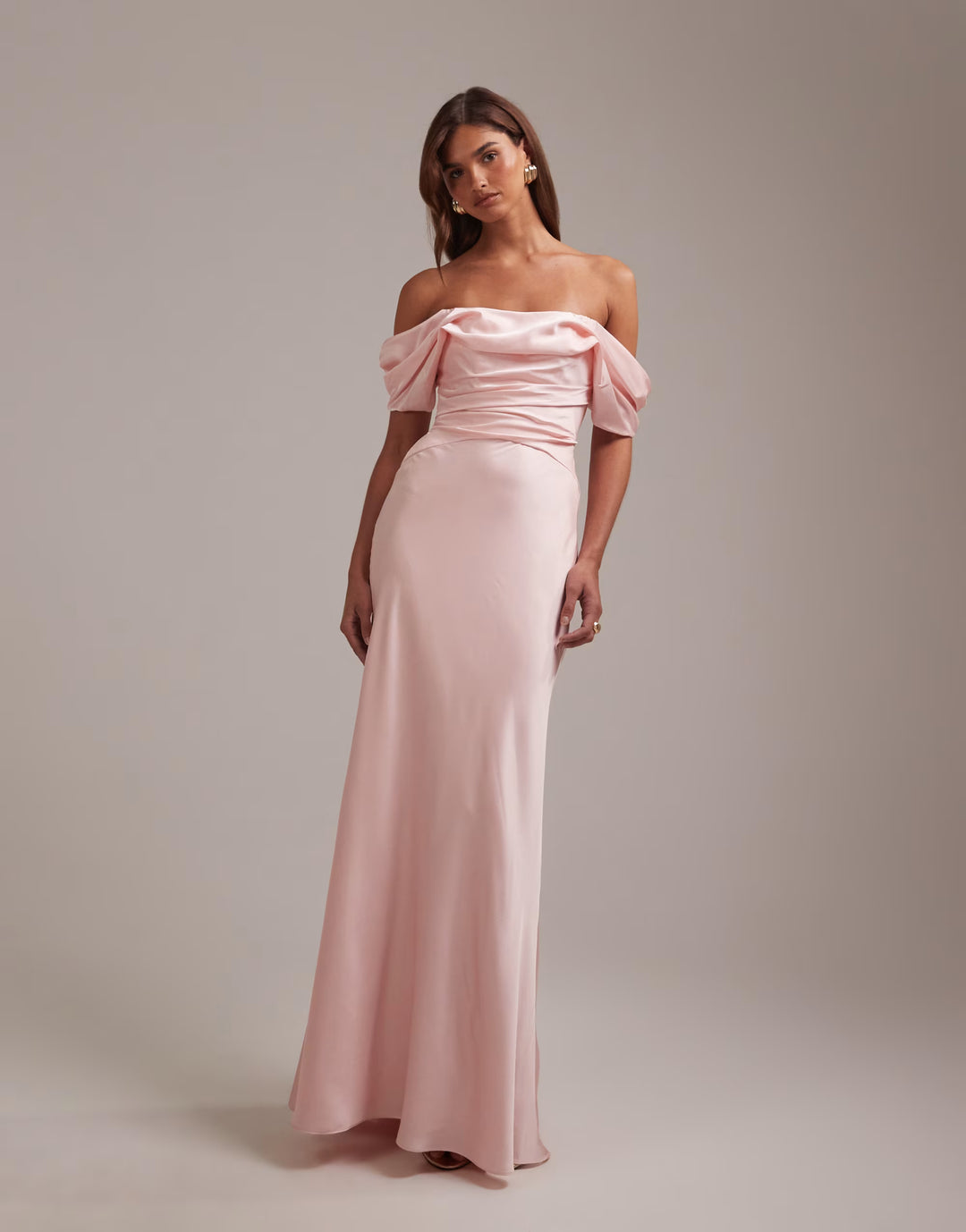 Rochie maxi ASOS, roz