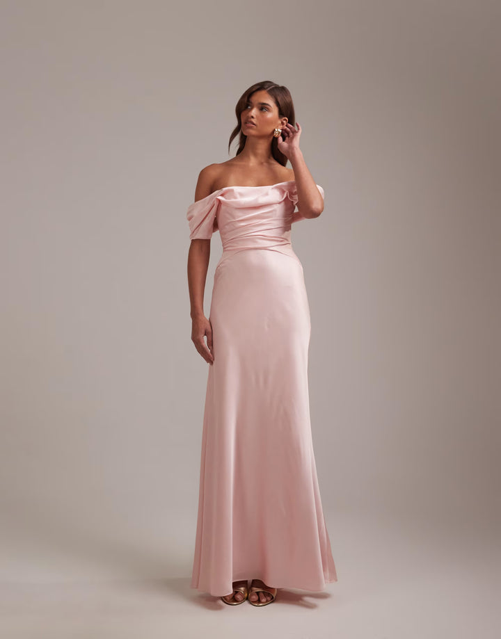 Rochie maxi ASOS, roz