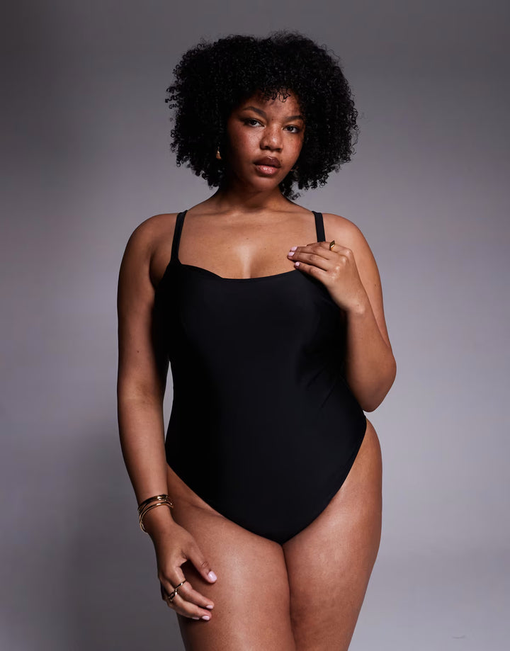 Costum de baie întreg ASOS, negru