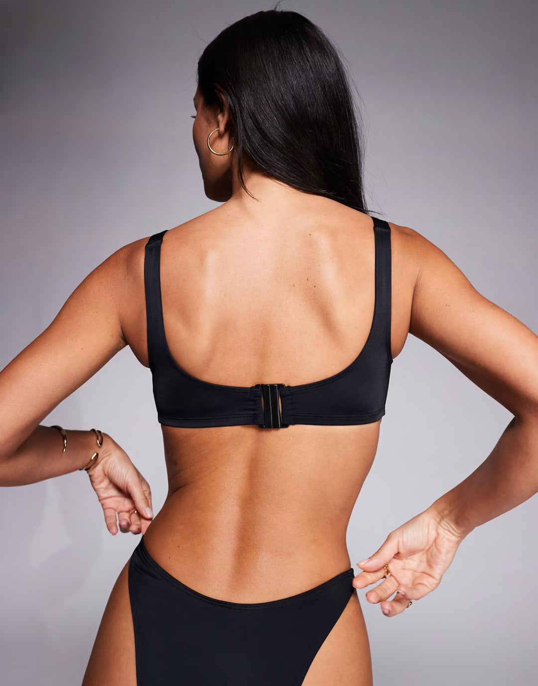 ASOS fekete bikini felső