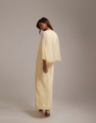 Rochie maxi ASOS, galben