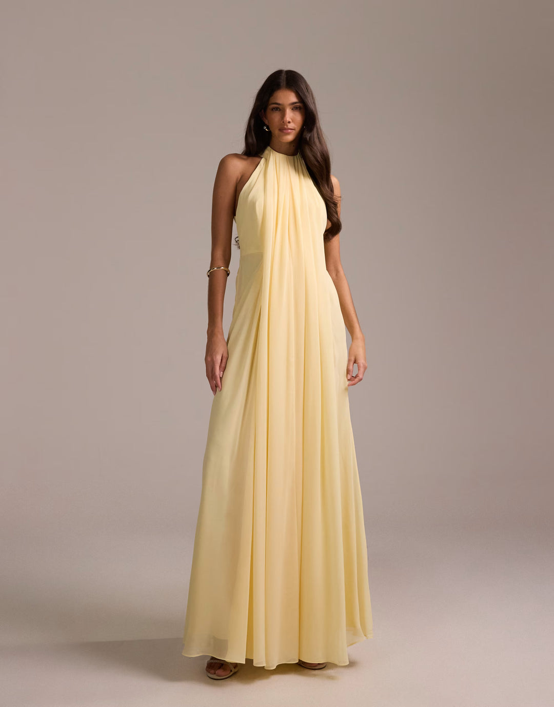 Rochie maxi ASOS, galben
