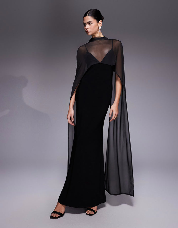 Rochie maxi ASOS, negru