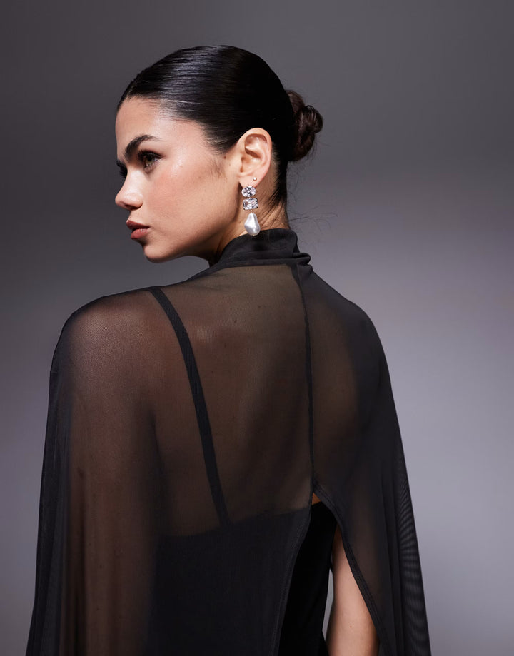 Rochie maxi ASOS, negru