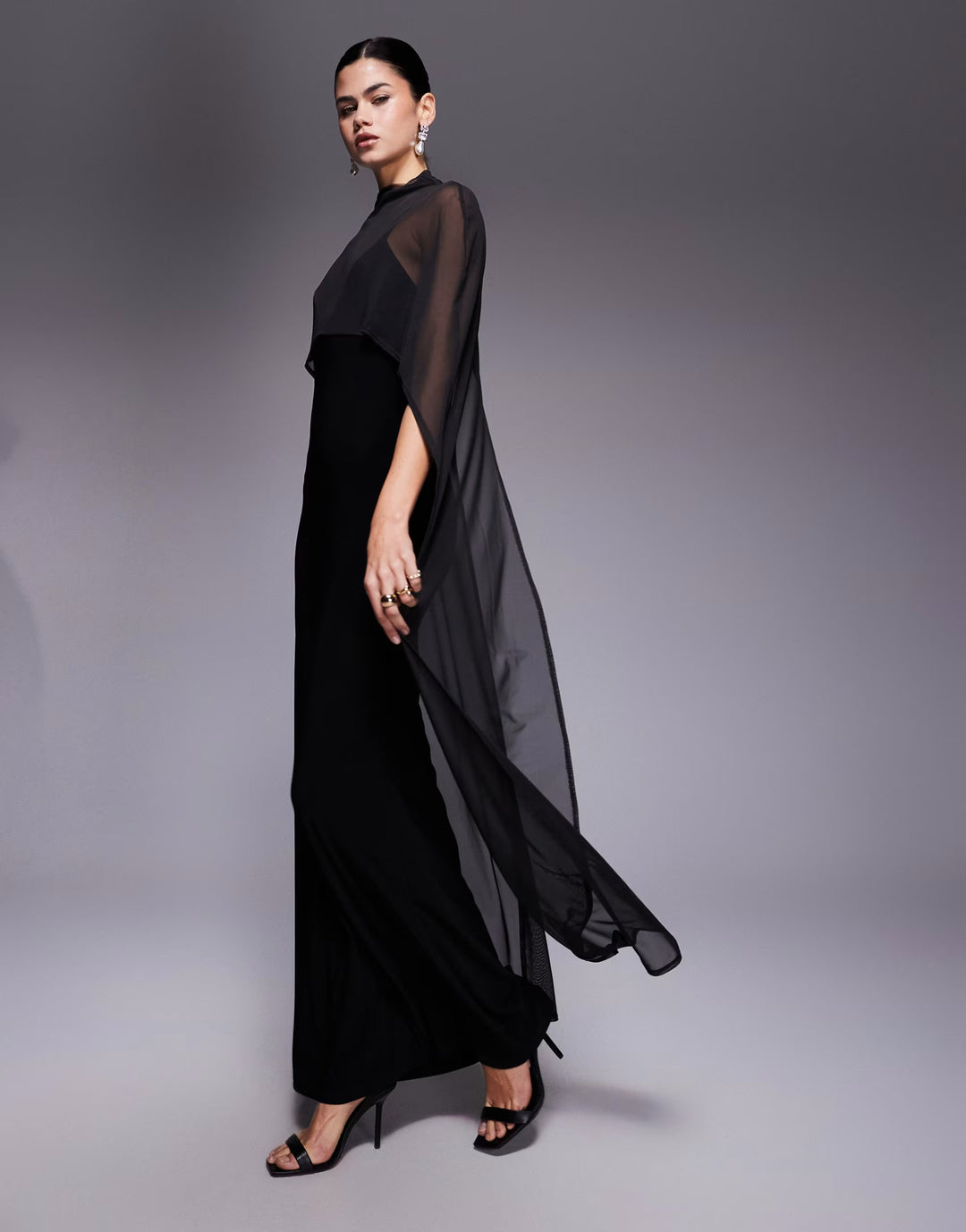 Rochie maxi ASOS, negru