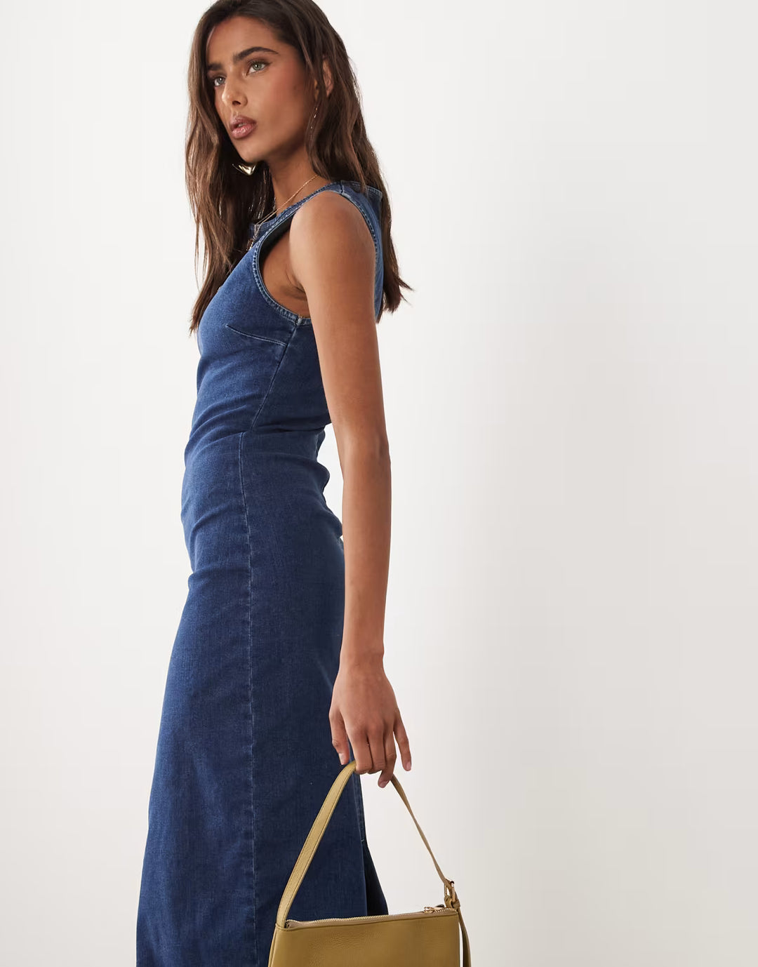 Rochie maxi ASOS, albastru