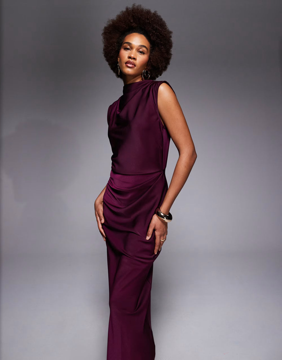 Rochie maxi ASOS, mov