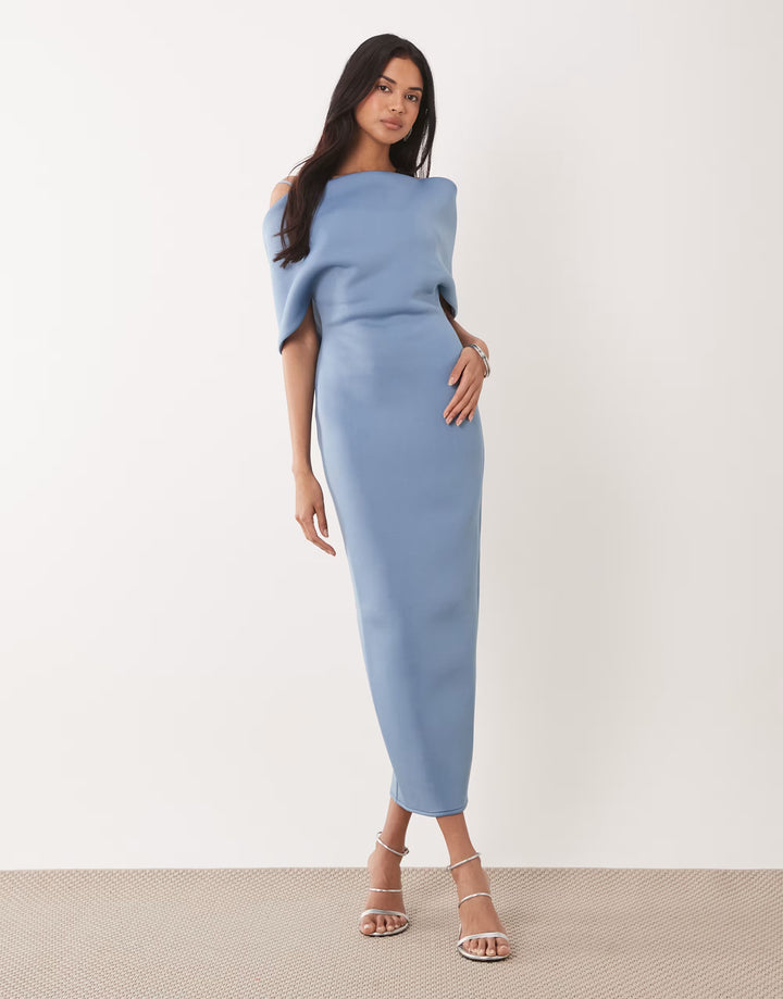 Rochie maxi ASOS, albastru