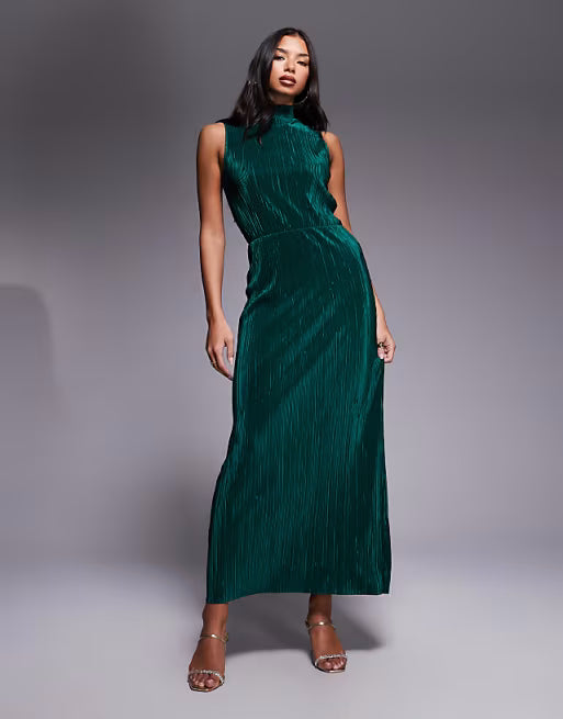 Rochie maxi ASOS, verde