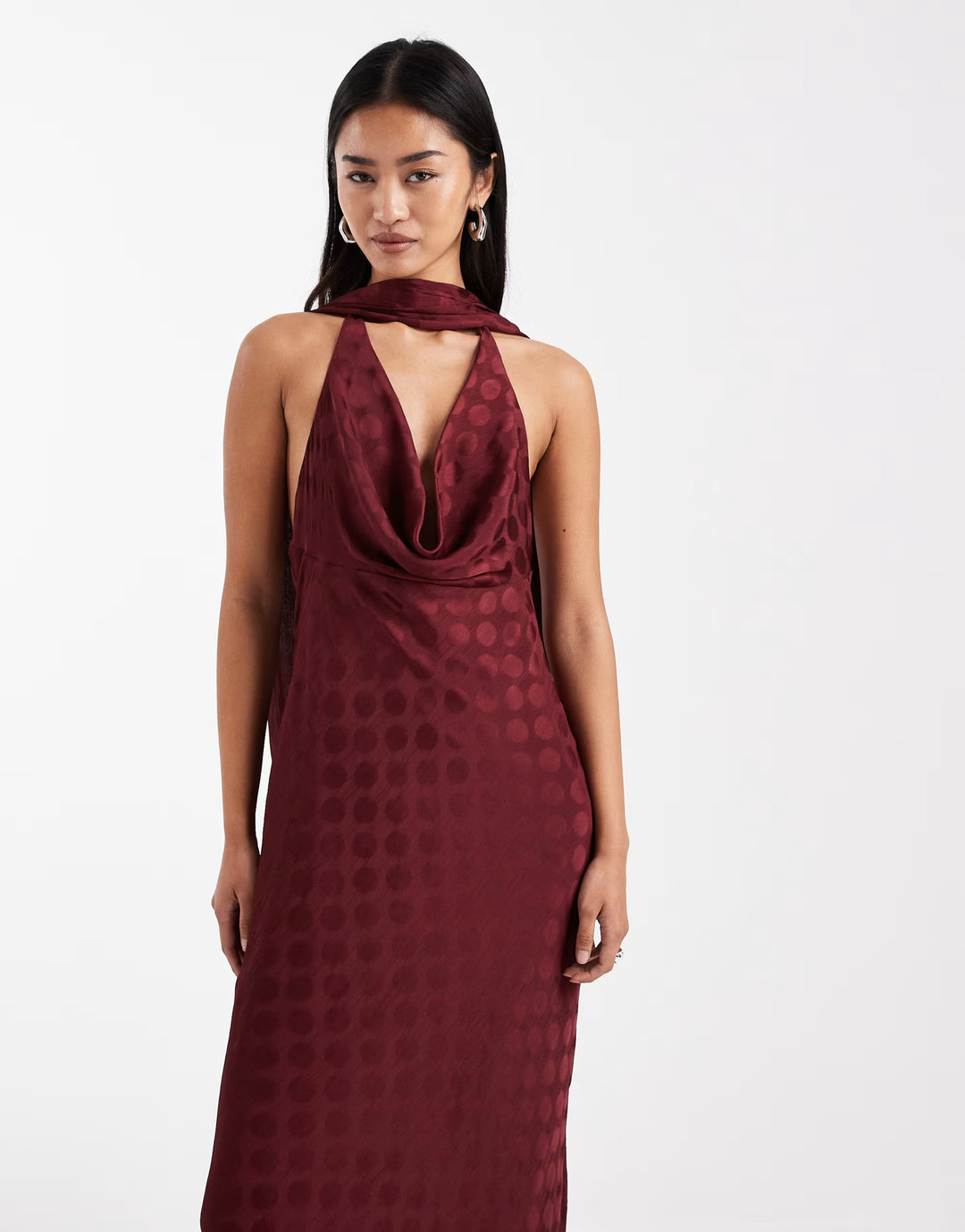 Rochie maxi ASOS, vișiniu