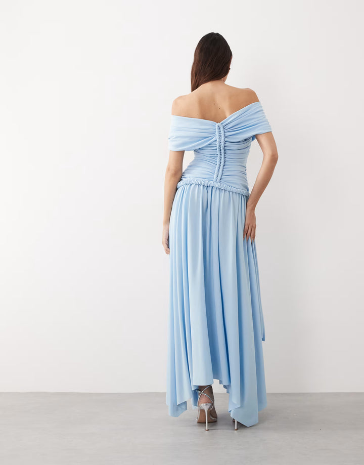 Rochie maxi ASOS, albastru