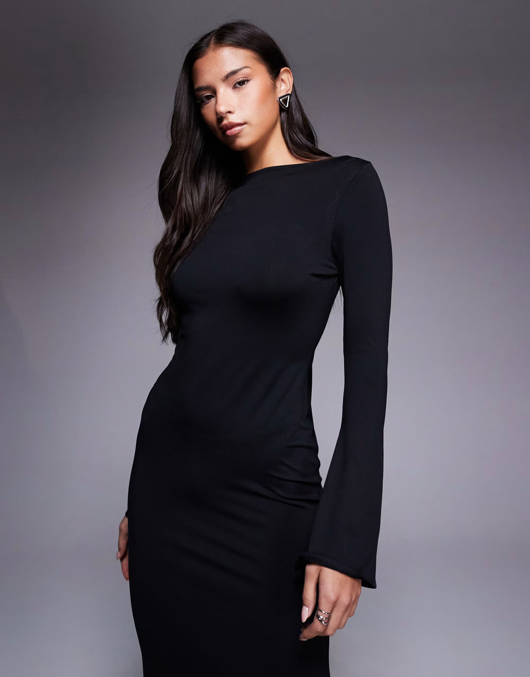Rochie maxi ASOS, negru