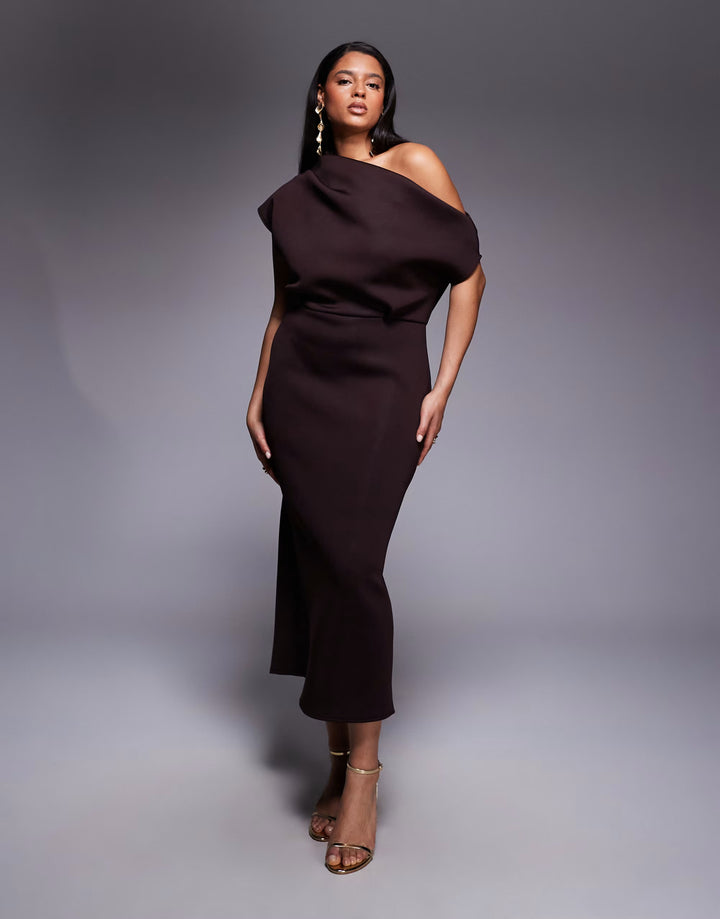 Rochie maxi ASOS, maro