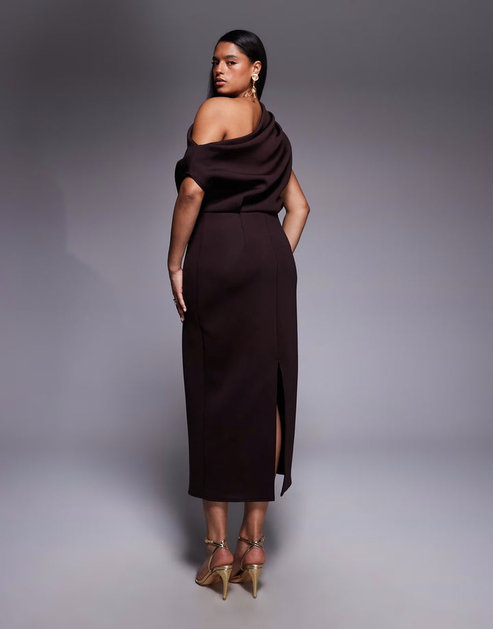 Rochie maxi ASOS, maro