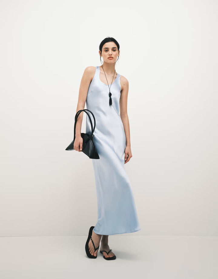 Rochie maxi ASOS, albastru
