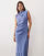 Rochie midi ASOS,albastru