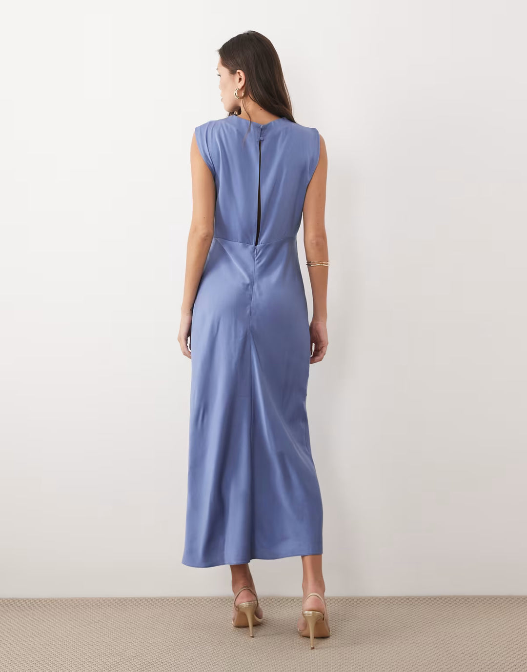 Rochie maxi ASOS, albastru