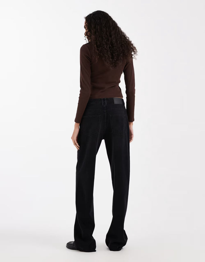 Jeans ASOS, negru