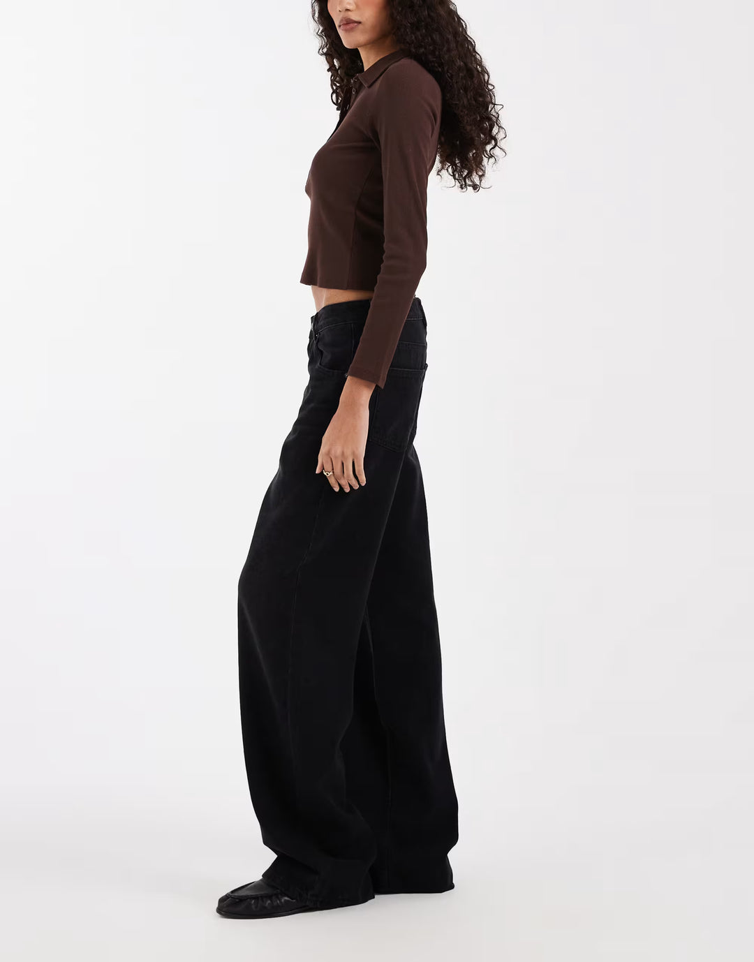 Jeans ASOS, negru