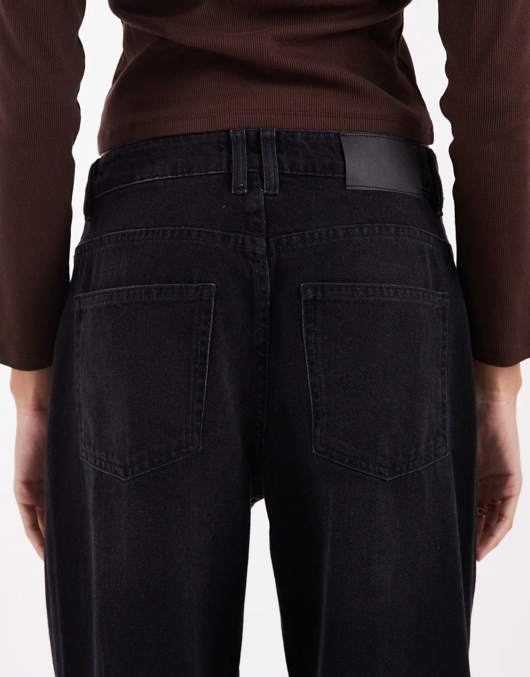 Jeans ASOS, negru