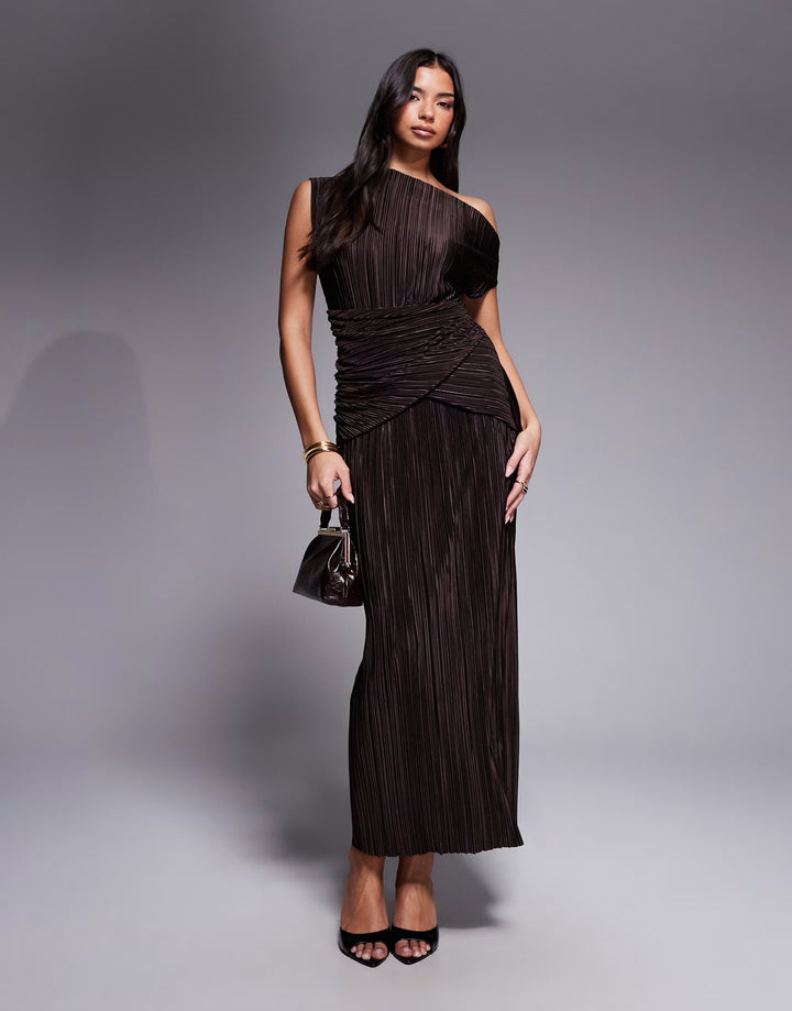 Rochie maxi ASOS, maro