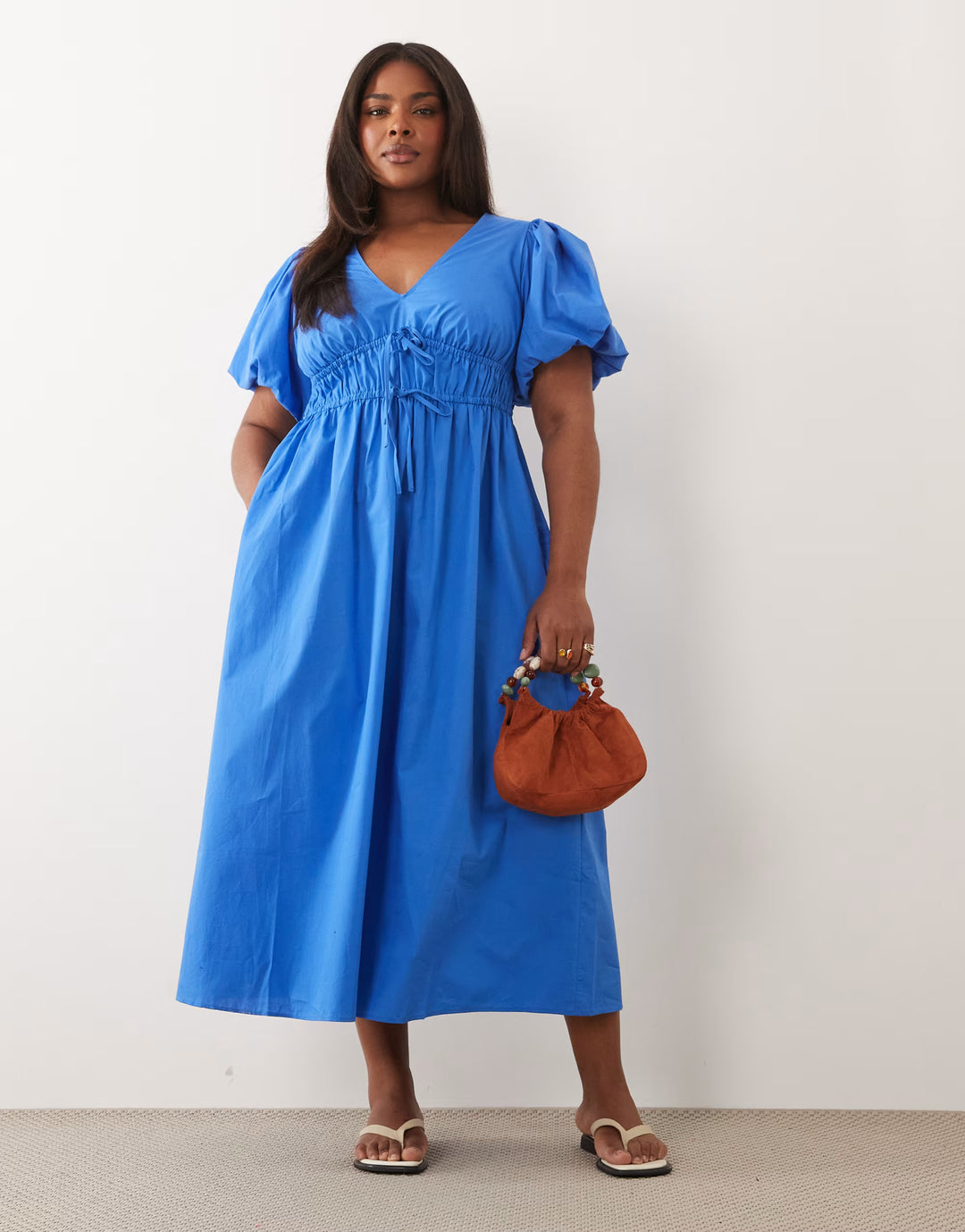 Rochie maxi NEW LOOK, albastru