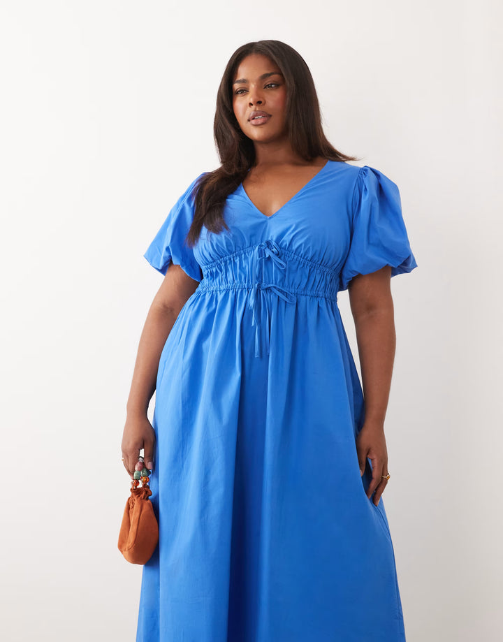 Rochie maxi NEW LOOK, albastru