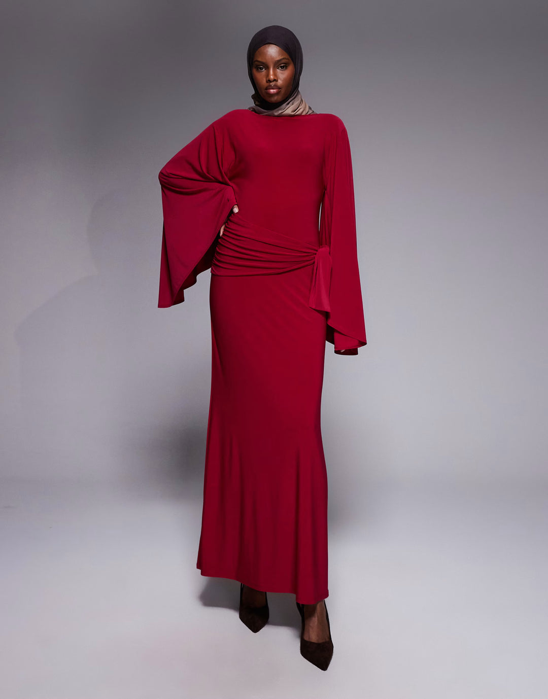 Rochie maxi ASOS, rosu