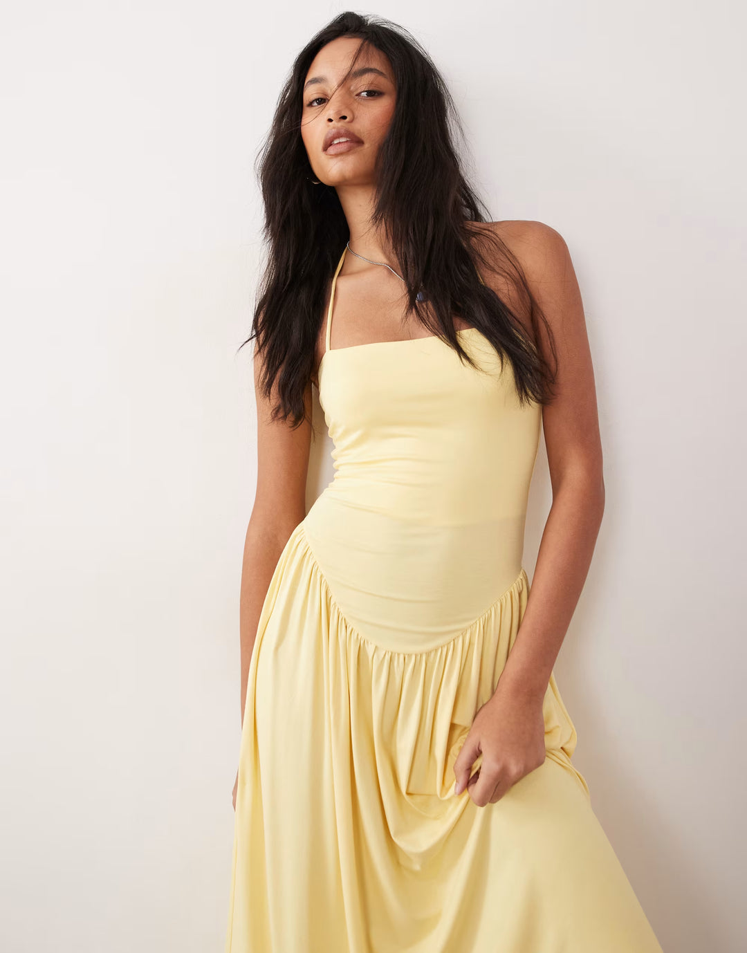 Rochie maxi ASOS, galben