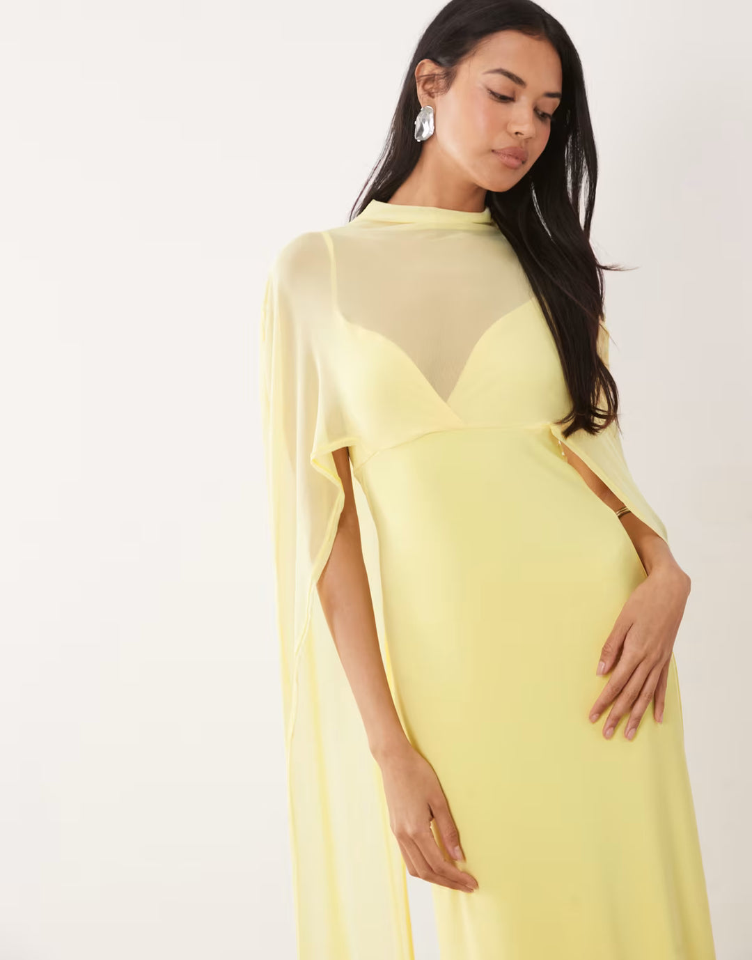 Rochie maxi ASOS, galben