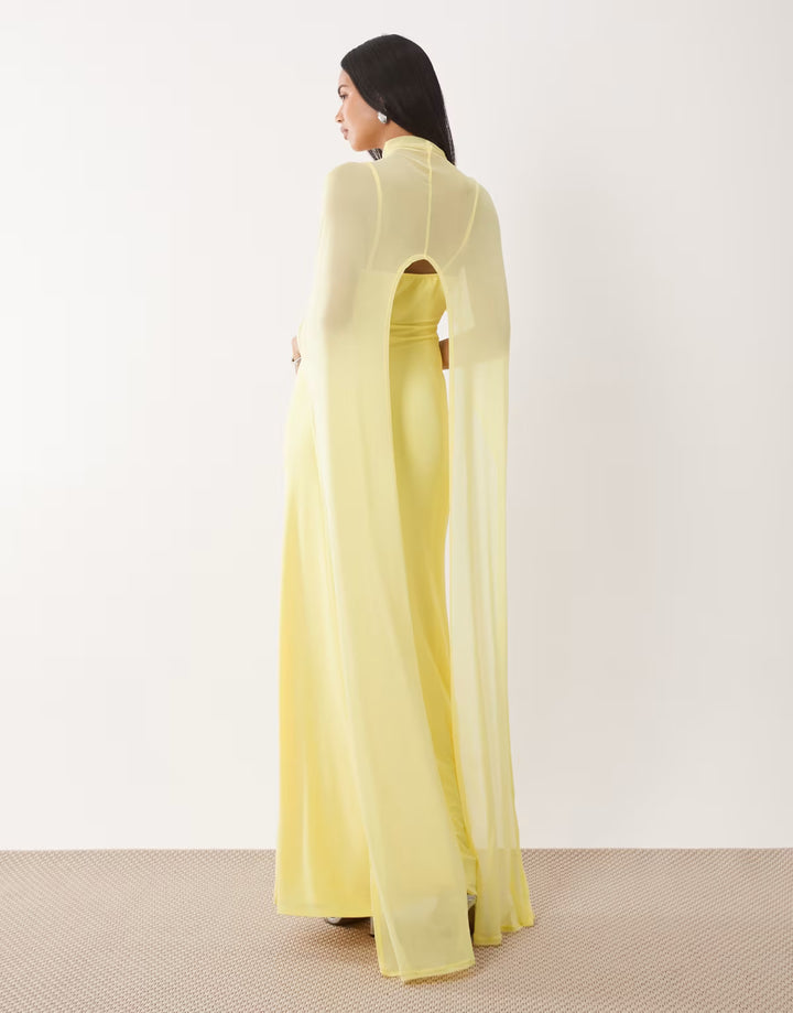 Rochie maxi ASOS, galben