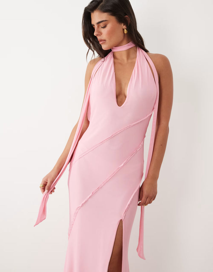 Rochie maxi ASOS, roz