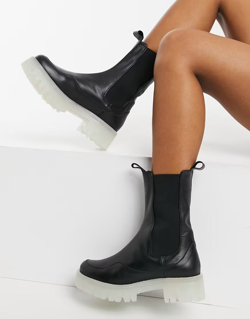 ASOS csizma, fekete