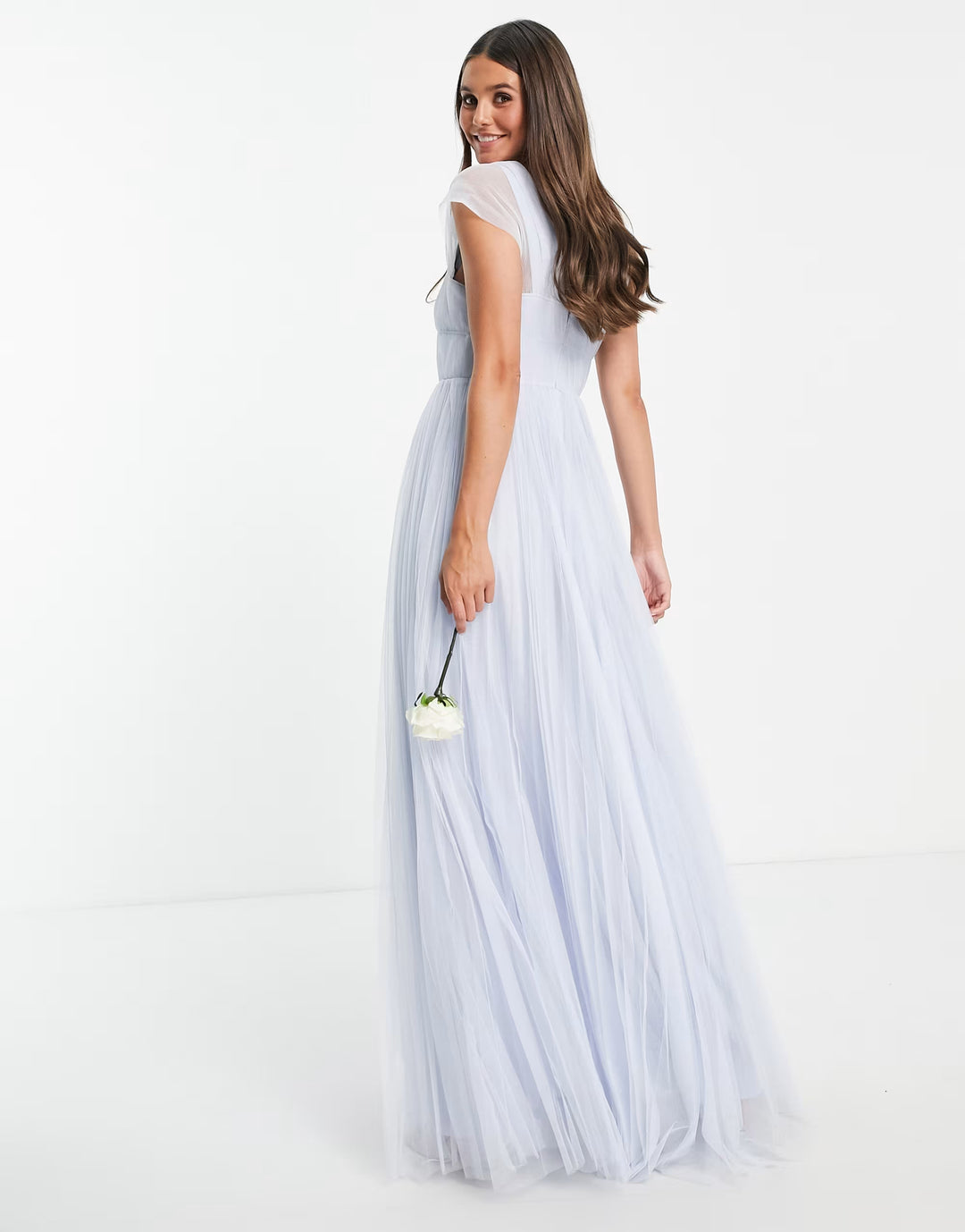 Rochie maxi ASOS, albastru
