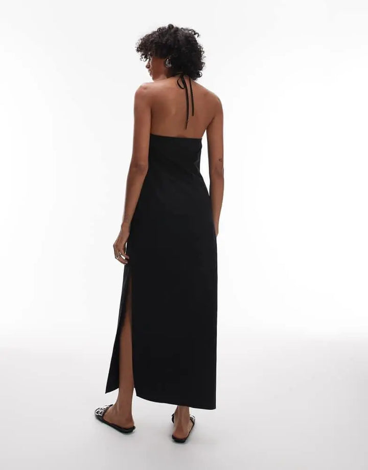 Rochie maxi TOPSHOP, negru
