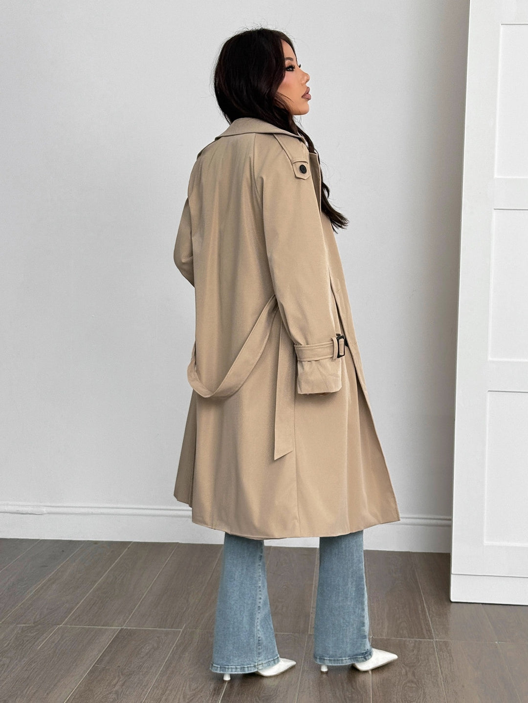 Trench SHEIN, kaki