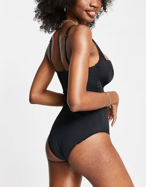 Costum de baie SHEIN, negru