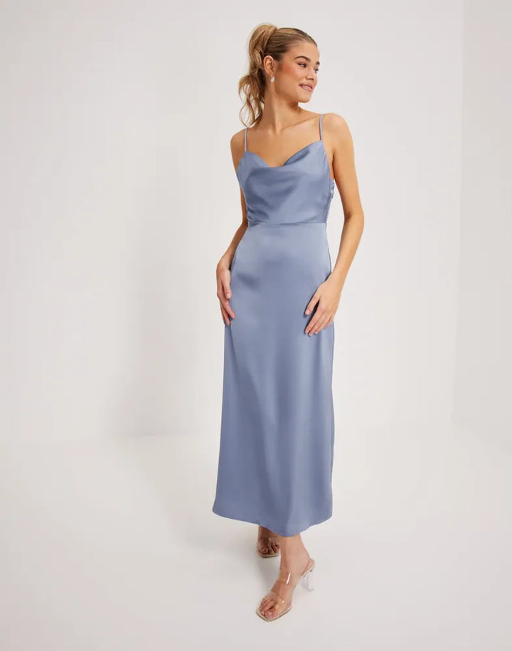 Rochie midi VILA, albastru