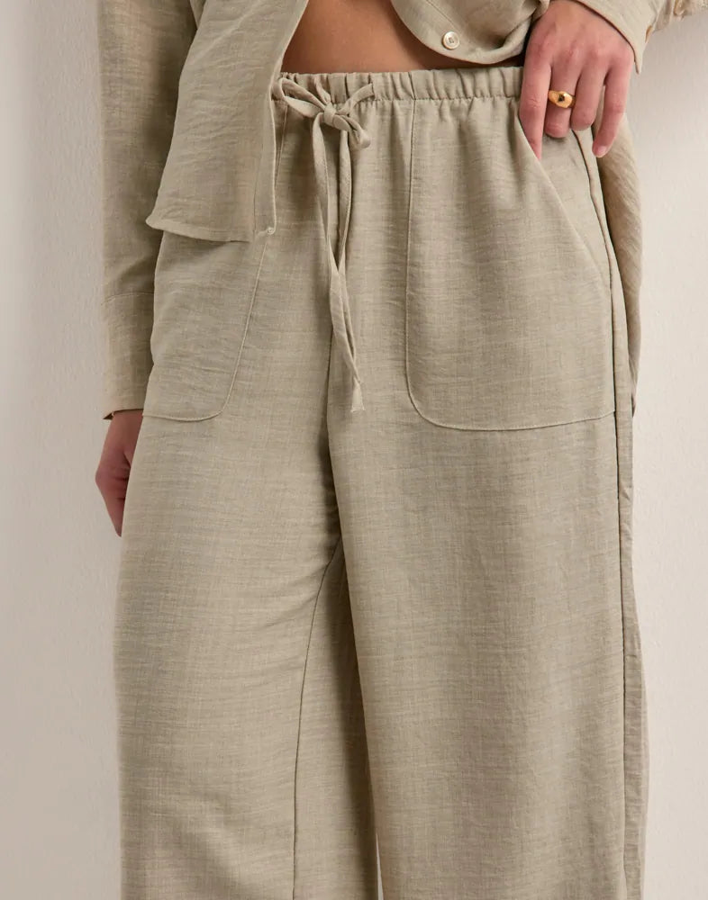 VERO MODA nadrág, bézs