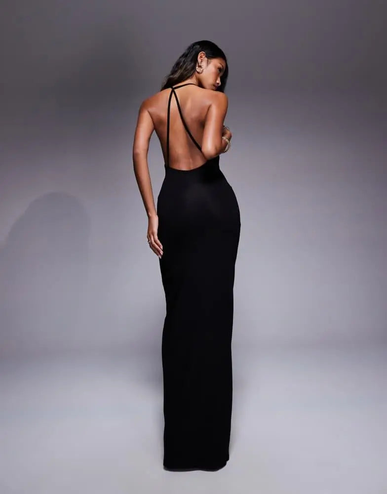 Rochie maxi ASOS, negru