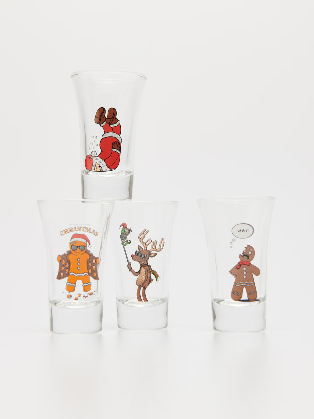 Set pahare HOUSE, transparent