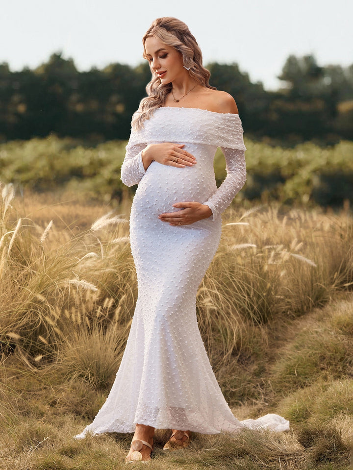 Rochie de maternitate SHEIN, alb