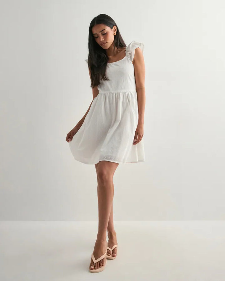 Rochie mini ONLY, alb
